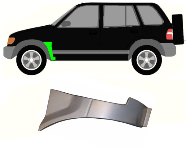 Kotflügel für Kia Sportage 1994 – 2004 vorne links