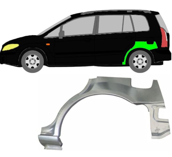 Radlauf für Mazda Premacy 1999 - 2005 links