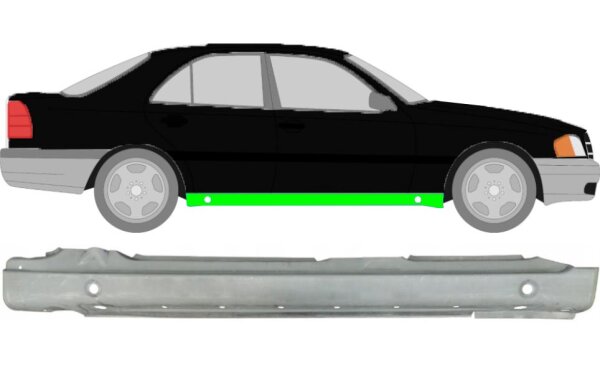 Vollschweller für Mercedes C -Klasse W202 1993 - 2001 rechts