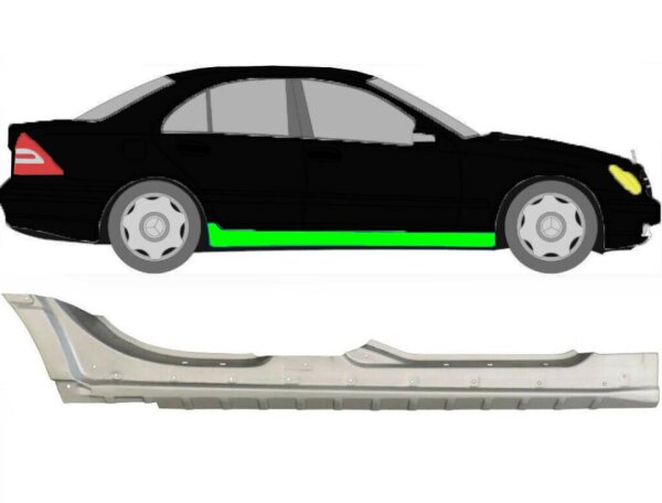 Vollschweller für Mercedes C - Klasse W203 2000 - 2007 rechts