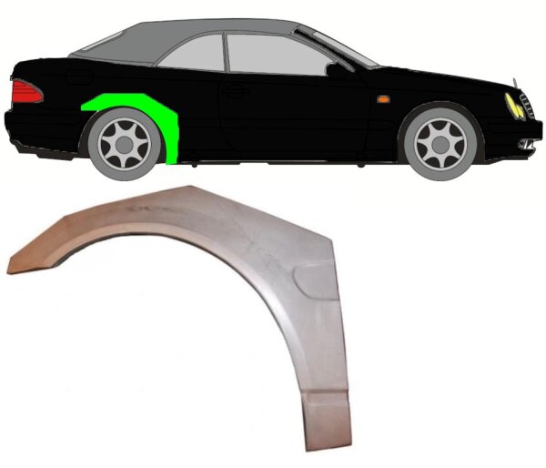 Radlauf für Mercedes CLK A208 Cabrio 1997 - 2003 rechts