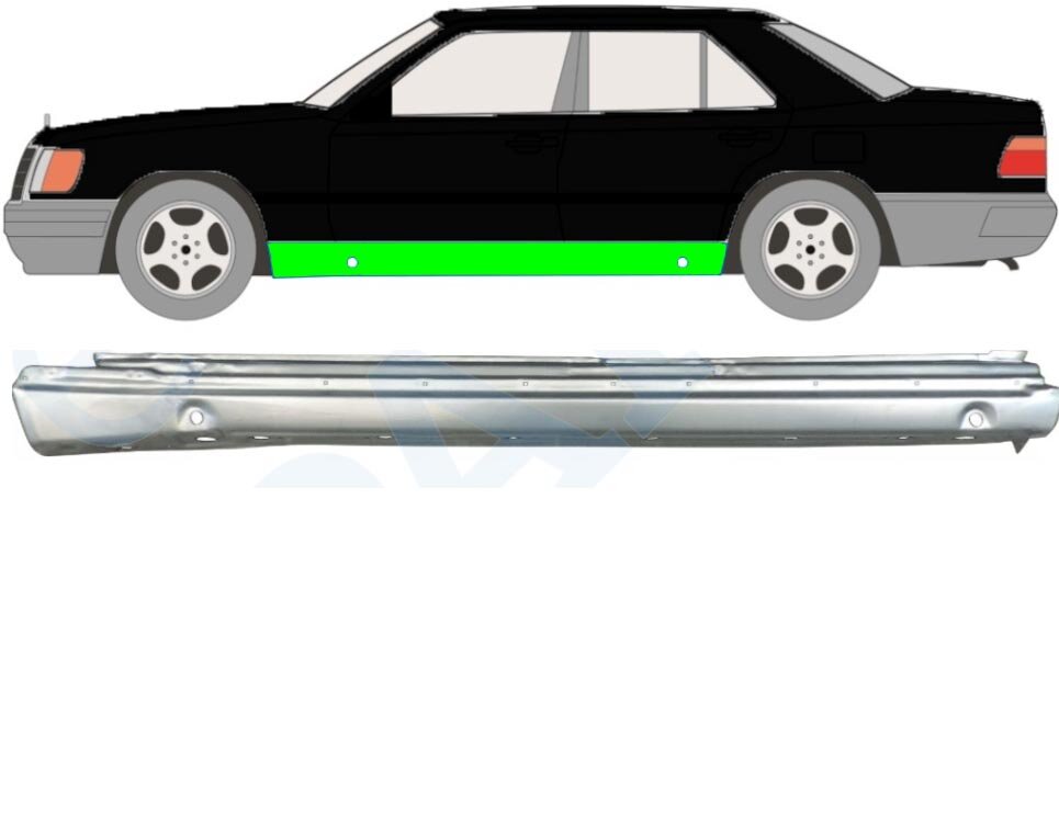 Für Mercedes E-Klasse W210 95-03 Limo Kombi Voll Schweller