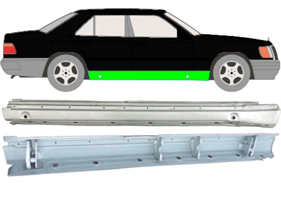 9568091 KLOKKERHOLM Schweller Reparaturblech, Links Für VW MULTIVAN