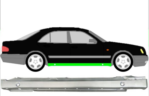 Vollschweller für Mercedes E – Klasse W210 1995 – 2003 rechts