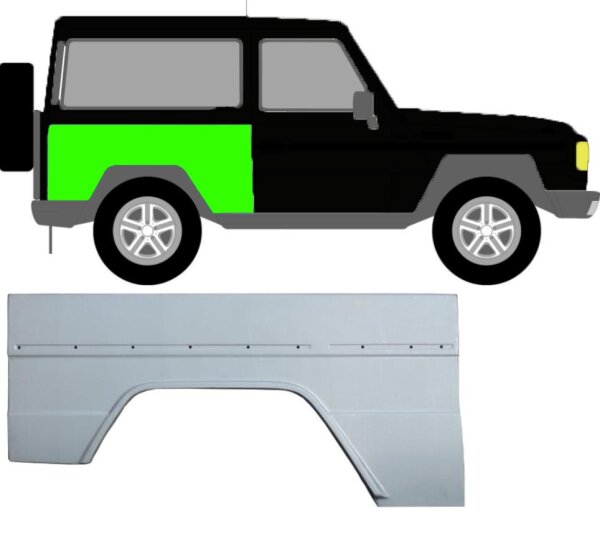 Kotflügel für Mercedes G – Klasse 3 Türer W460 W461 W463 1979 – 2021 hinten rechts