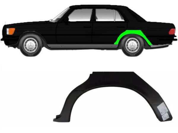 Radlauf für Mercedes S – Klasse W116 1972 – 1980 links