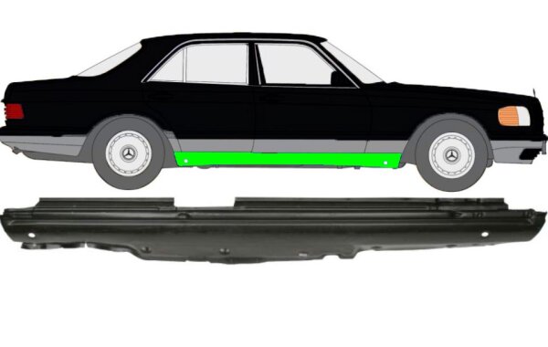 Schweller für Mercedes S – Klasse W126 1979 – 1991 rechts