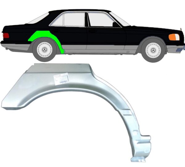 Radlauf für Mercedes S – Klasse W126 1979 – 1991 rechts