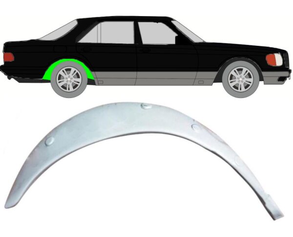 Radlauf innen für Mercedes S – Klasse W126 1979 – 1991 rechts