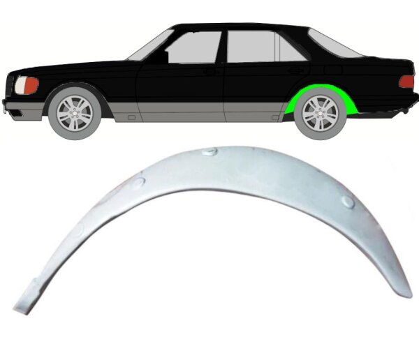 Radlauf innen für Mercedes S – Klasse W126 1979 – 1991 links