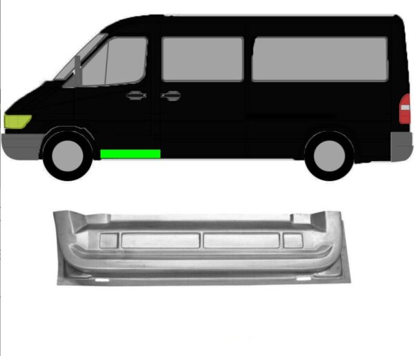 Türleiste innen für Mercedes Sprinter 1995 – 2006 vorne rechts