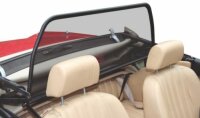 Windschott Einzelrahmen Windstop Windschutz für Fiat 124 Spider 66-85 -schwarz