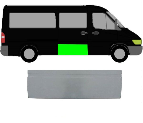 Seitenleiste außen für Mercedes Sprinter 1995 – 2006 rechts