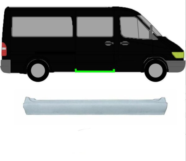 Schweller Schiebetür für Mercedes Sprinter 1995 – 2006 rechts