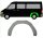 Radlauf für Mercedes Sprinter 1995 – 2006 links