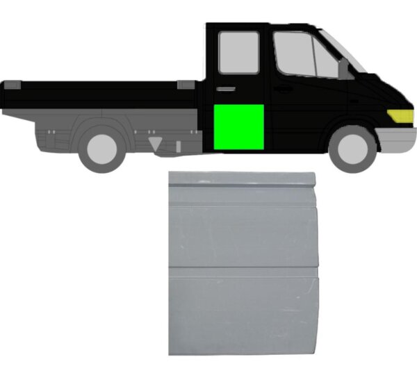 Türleiste für Mercedes Sprinter Doppelkabine 1995 – 2006 rechts