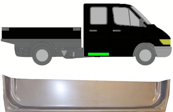 Türleiste innen für Mercedes Sprinter Doppelkabine 1995 – 2006 rechts