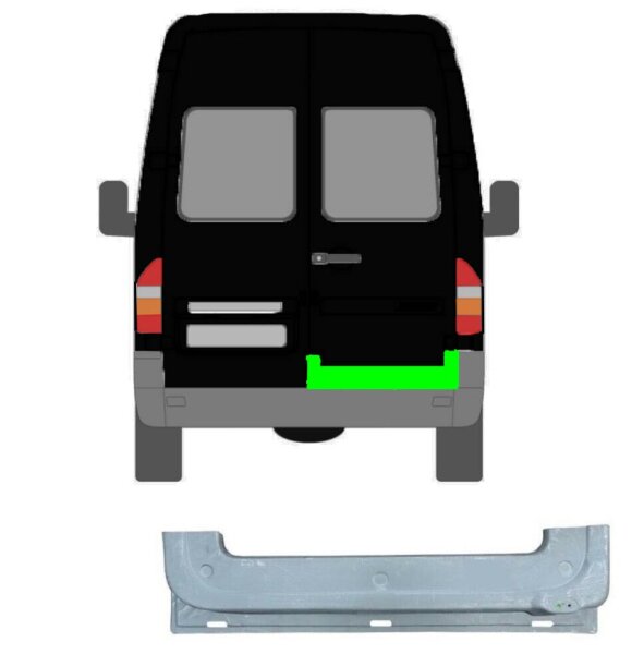 Türleiste innen für Mercedes Sprinter 1995 – 2006 hinten rechts