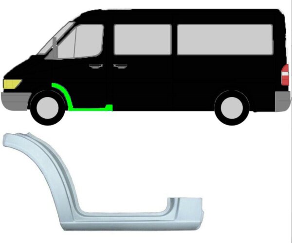 1/3 Schweller für Mercedes Sprinter 1995 – 2006 vorne links