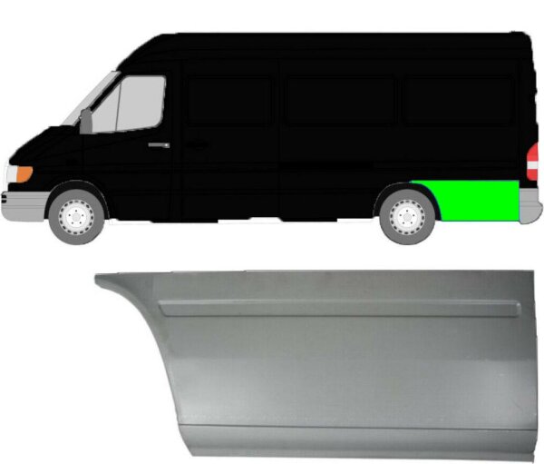 Kotflügel für Mercedes Sprinter langer Radstand 1995 – 2006 hinten links