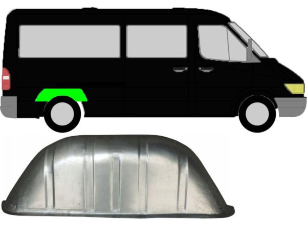 Radlauf für Mercedes Sprinter 1995 – 2006 hinten rechts