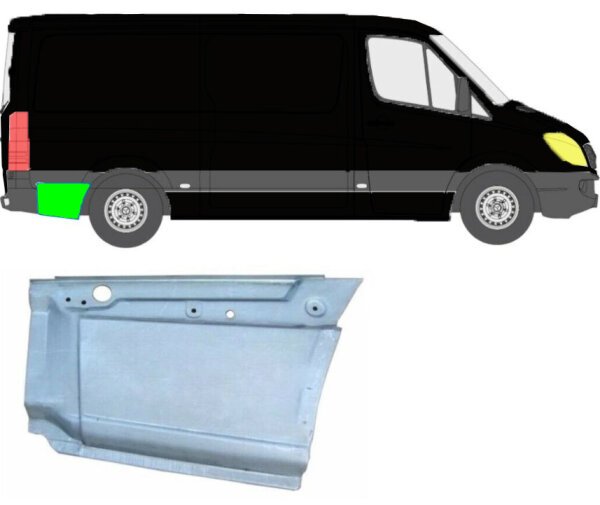 Kotflügel für Mercedes Sprinter 2006 – 2021 hinten rechts