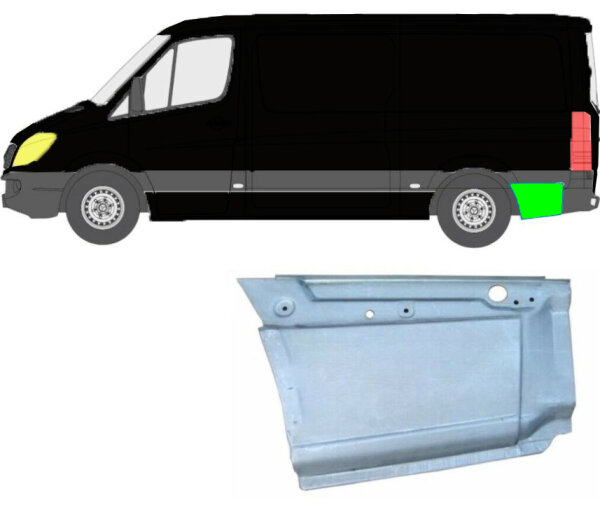 Kotflügel für Mercedes Sprinter 2006 – 2021 hinten links