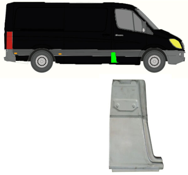 Seitenleiste für Mercedes Sprinter 2006 – 2021 rechts