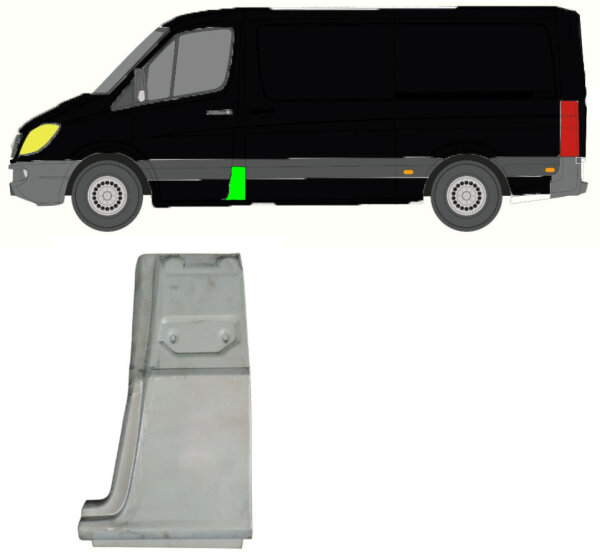 Seitenleiste für Mercedes Sprinter 2006 – 2021 links