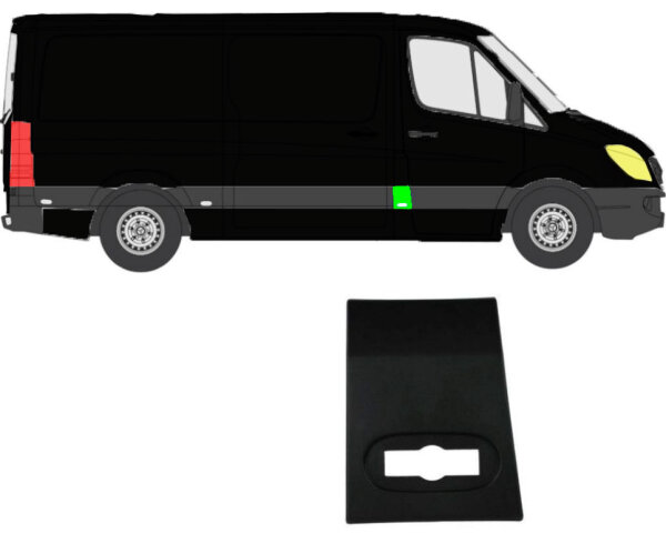 Seitenleiste für Mercedes Sprinter 2006 – 2021 vorne rechts