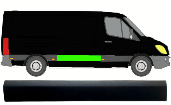 Seitenleiste Schiebetür für Mercedes Sprinter 2006 – 2021 rechts