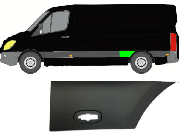 Seitenleiste für Mercedes Sprinter 2006 – 2021 hinten links