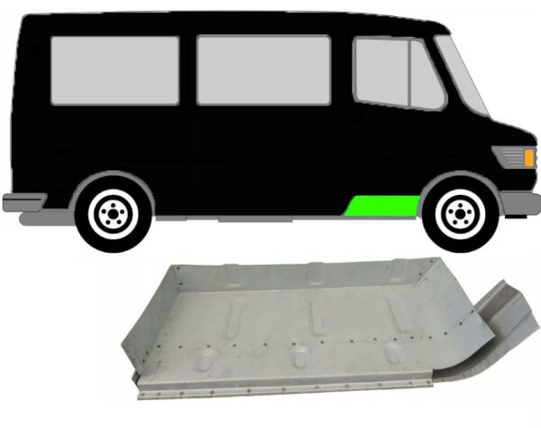 Türleiste innen für Mercedes T1 207 – 410 1977 – 1995 vorne rechts