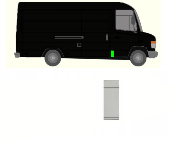 Seitenleiste für Mercedes Vario 1996 – 2013 vorne rechts