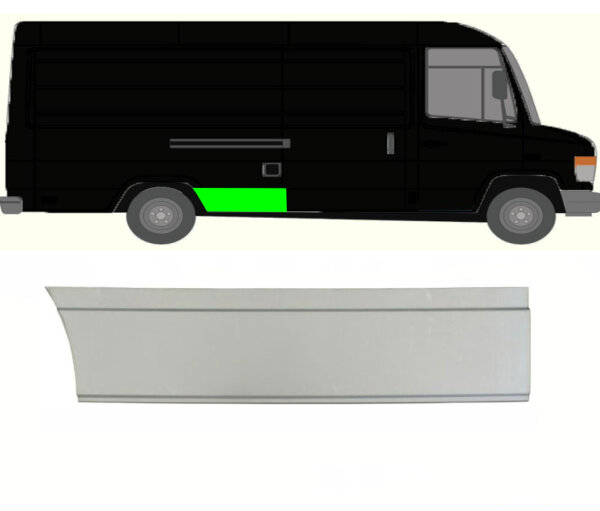 Seitenleiste Kotflügel für Mercedes Vario 1996 – 2013 hinten rechts