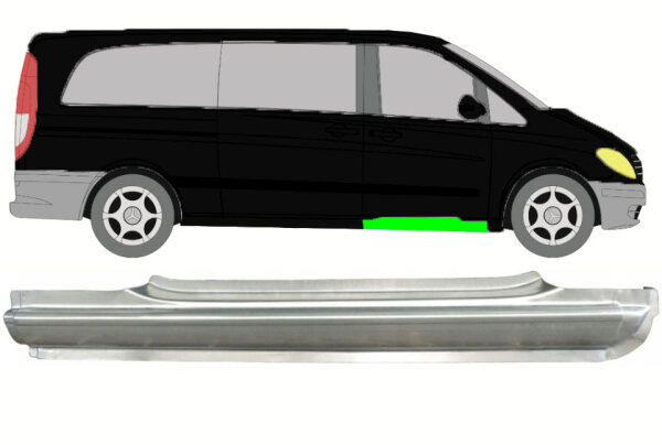 Türschweller für Mercedes Vito W639 2003 – 2014 vorne rechts