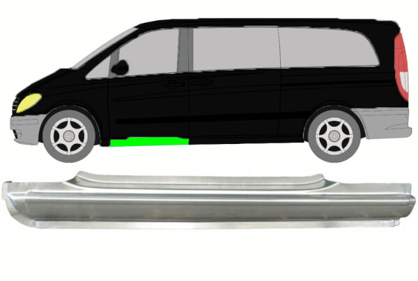 Türschweller für Mercedes Vito W639 2003 – 2014 vorne links