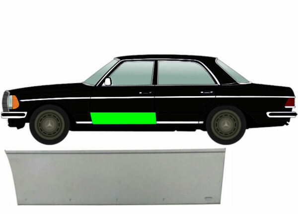 Türleiste für Mercedes W123 1975 – 1985 vorne links