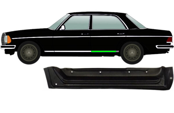 Türschweller innen für Mercedes W123 1975 – 1985 hinten links