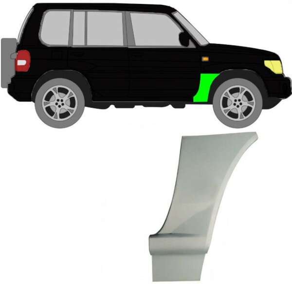 Kotflügel für Mitsubishi Pajero Pinin 1998 – 2006 vorne rechts