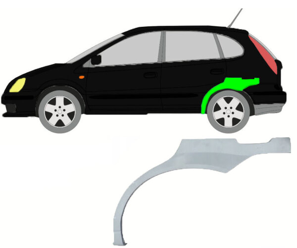 Radlauf für Nissan Almera Tino 2000 – 2006 links
