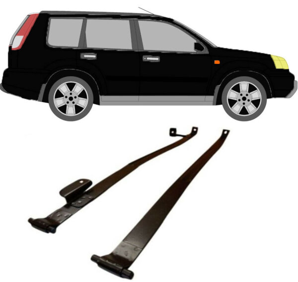 Tankbänder für Nissan X-Trail 2001 – 2007 2 Stück