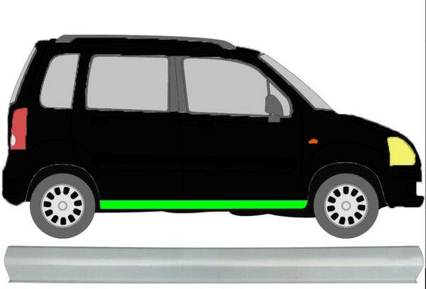 Schweller für Opel Agila 2001 – 2008 rechts