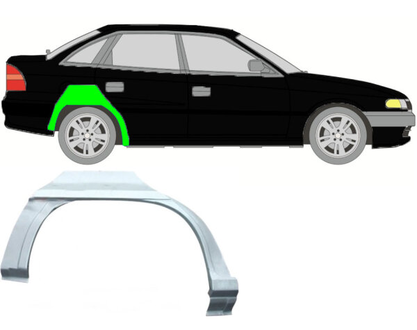 Radlauf für Opel Astra F 1991 – 2002 Limousine rechts