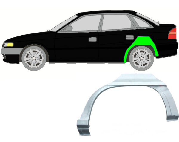 Radlauf für Opel Astra F 1991 – 2002 Limousine links