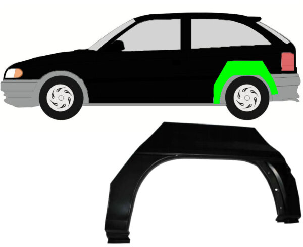 Radlauf für Opel Astra F 1991 – 2002 3 Türer links