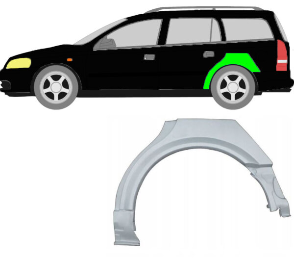 Radlauf für Opel Astra G 1998 – 2009 Kombi links