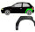 Radlauf für Opel Corsa B 1993 – 2001 3 Türer links