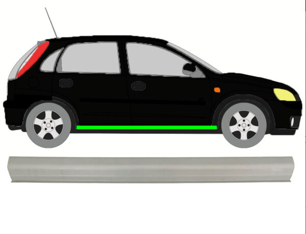 Radlauf für Opel Corsa C 2000 – 2010 5 Türer rechts