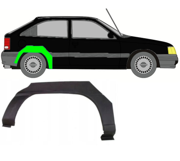 Radlauf für Opel Kadett E 3 Türer 1984 – 1993 rechts